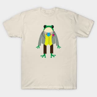 Fashionable frog in a dapper suit T-Shirt